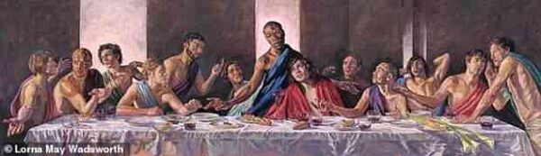 В старинном британском соборе появилась "Тайная вечеря" с чернокожим Христом