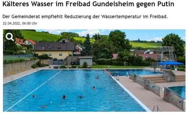 Немцам посоветовали просто плавать быстрее