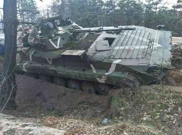 Выстрел в упор украинского танка оказался огнём по своим