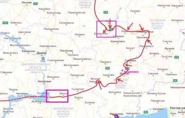 Украинцы сообщают о начале операции РФ по замыканию «Донбасского котла»