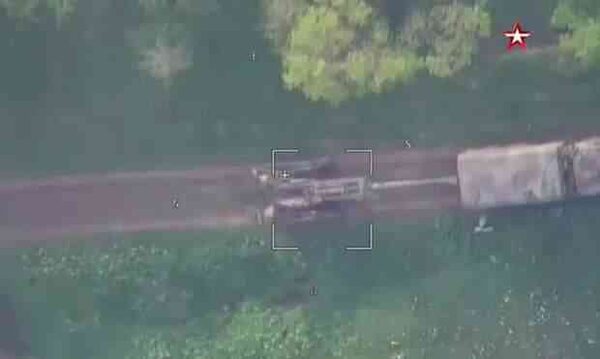 МО РФ впервые показало кадры уничтожения украинских гаубиц М777 производства США