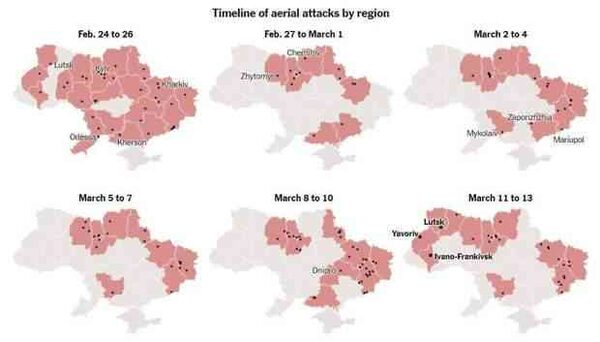 Актуальные карты военной обстановки на Украине