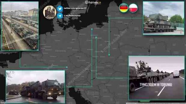Немцы с поляками потихоньку везут свою технику к белорусским границам